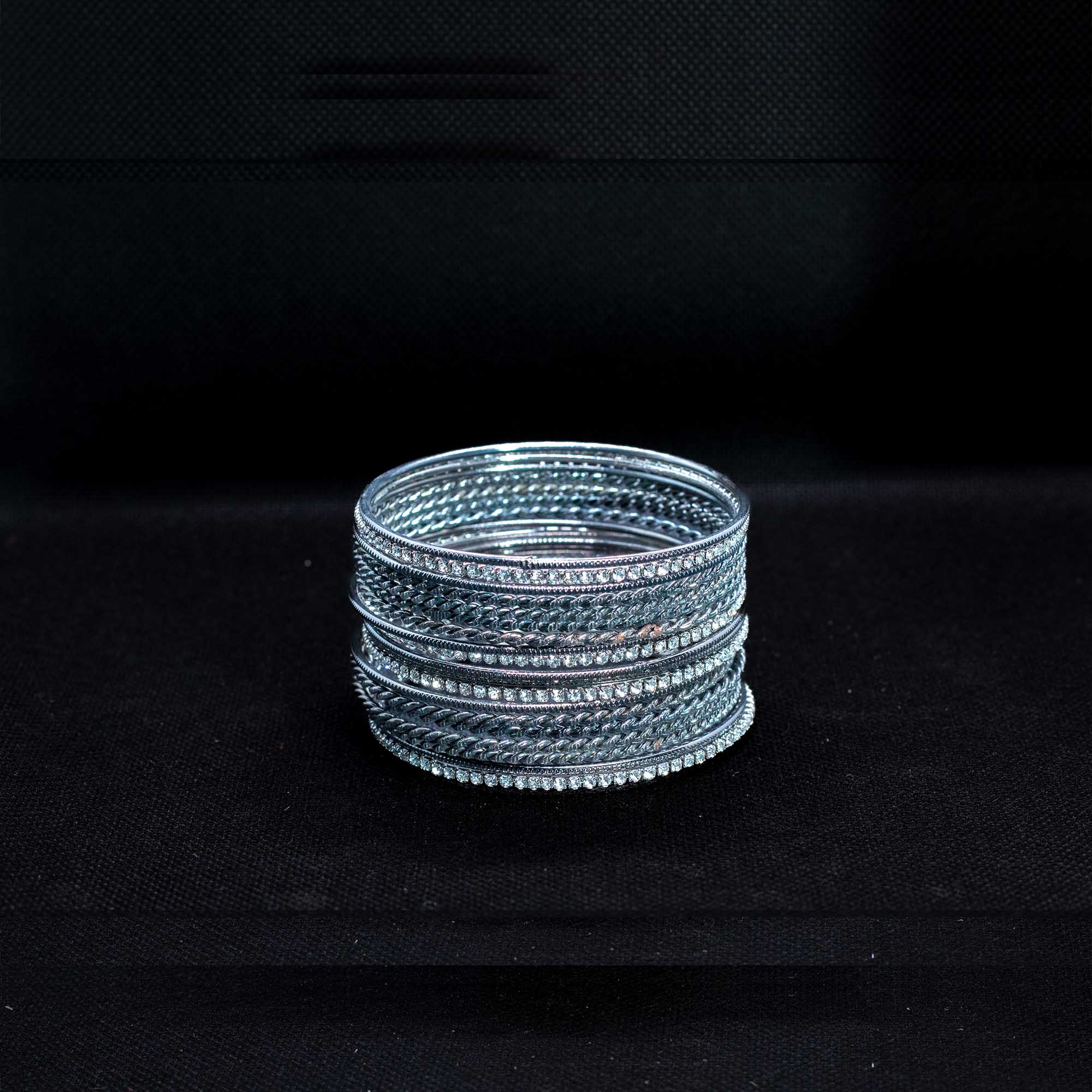 Antique Silver Black churi